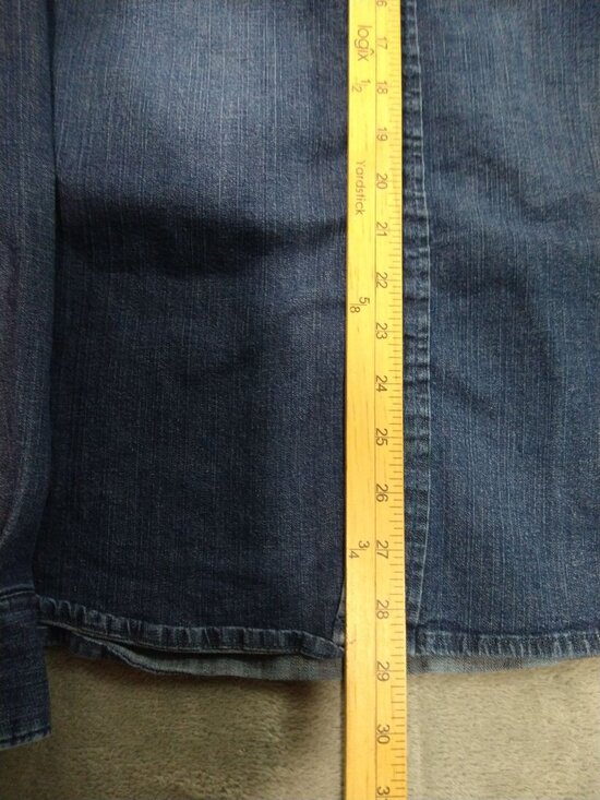 Wrangler Shirt Mens XL Blue Denim Indigo Pearl Snap Long Sleeve Western Cowboy - Picture 4 of 9